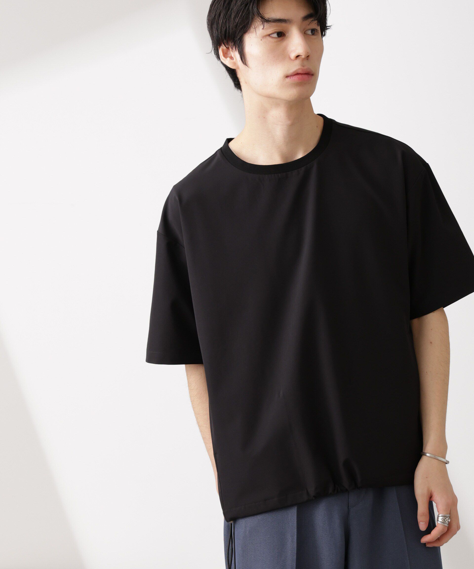  「ライトウェイトストレッチ プルオーバー半袖(セットアップ可)」|Tシャツ・カットソー|