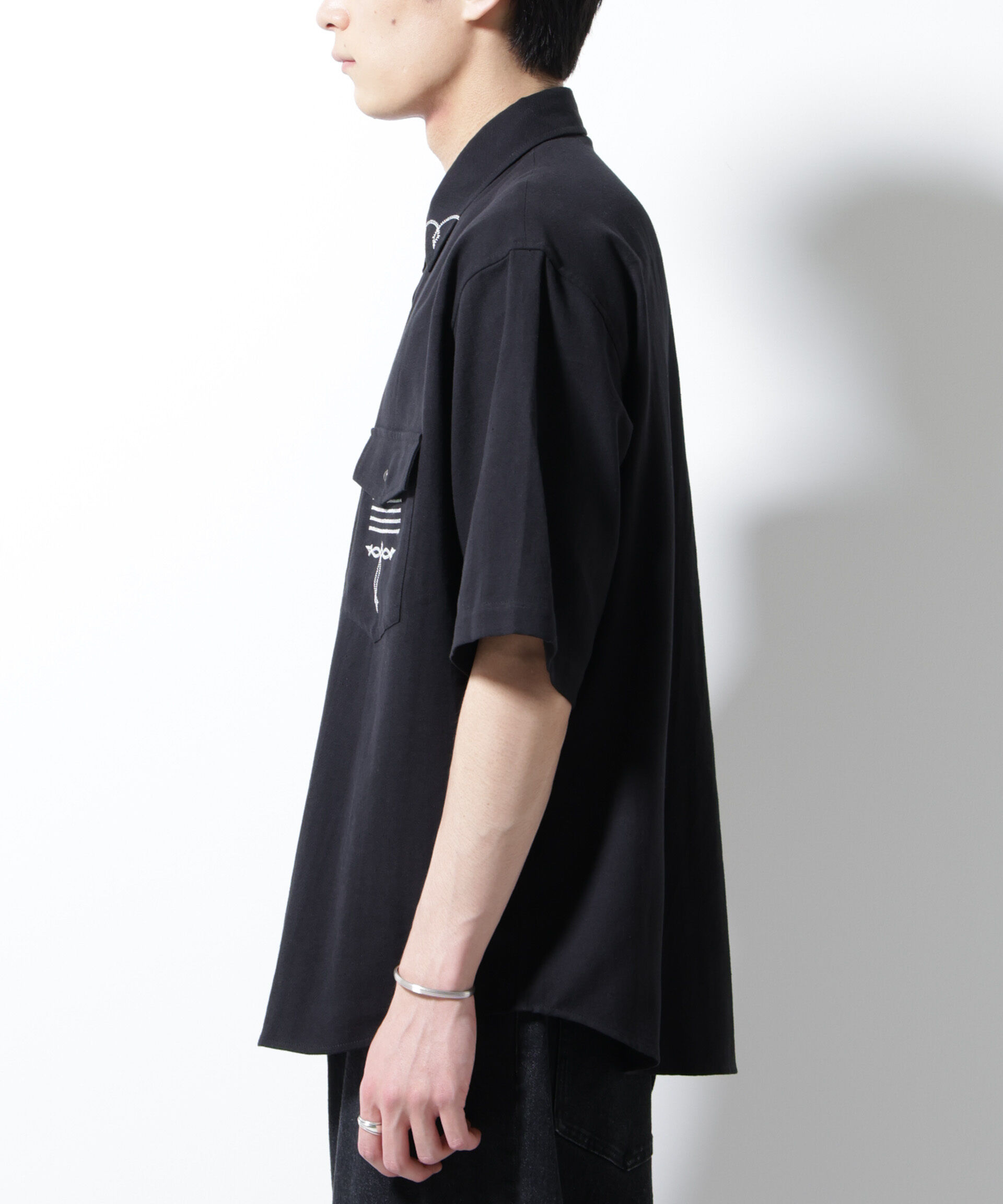 nano･universe「エンブロイダリー ウェスタンシャツ」|シャツ・ブラウス|