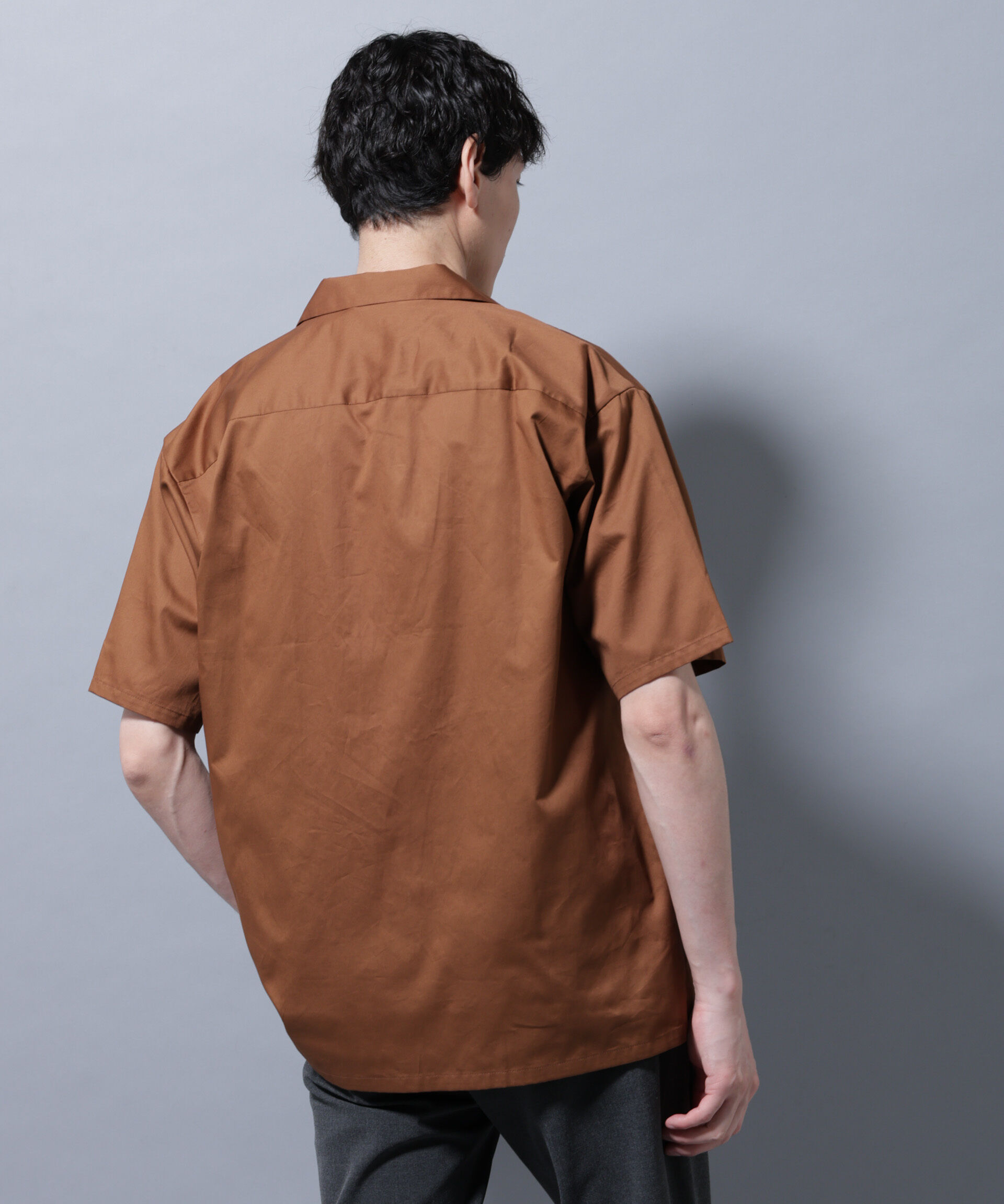 nano･universe「エンブロイダリー オープンカラーシャツ」|シャツ・ブラウス|