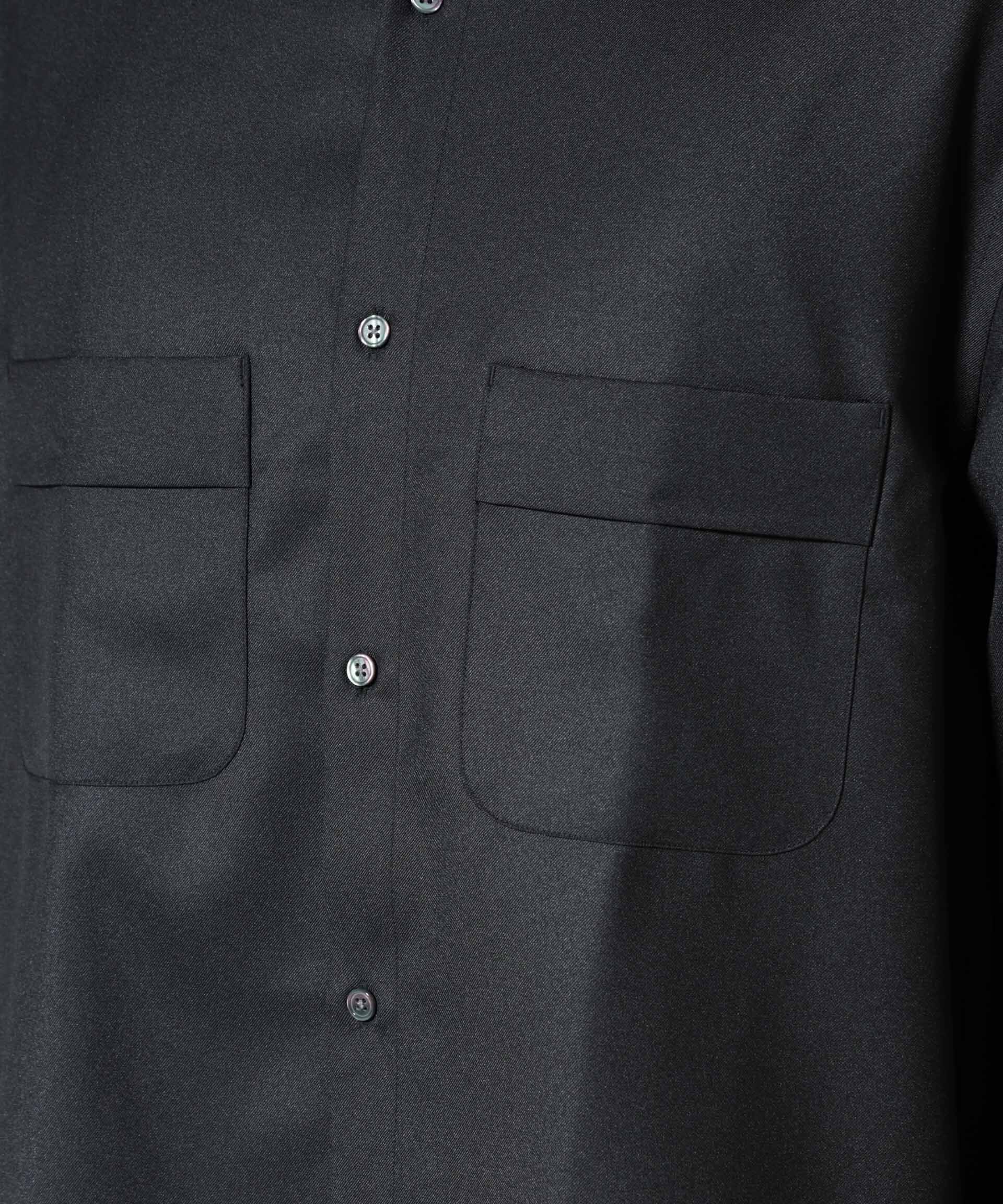 nano･universe「｢Gavante｣ ドライギャバスタンドカラーシャツ」|シャツ・ブラウス|