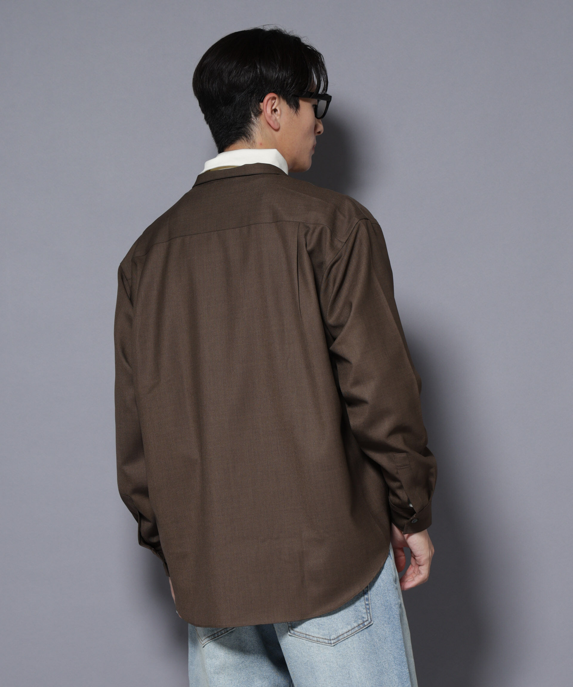 nano･universe「｢Gavante｣ ドライギャバスタンドカラーシャツ」|シャツ・ブラウス|