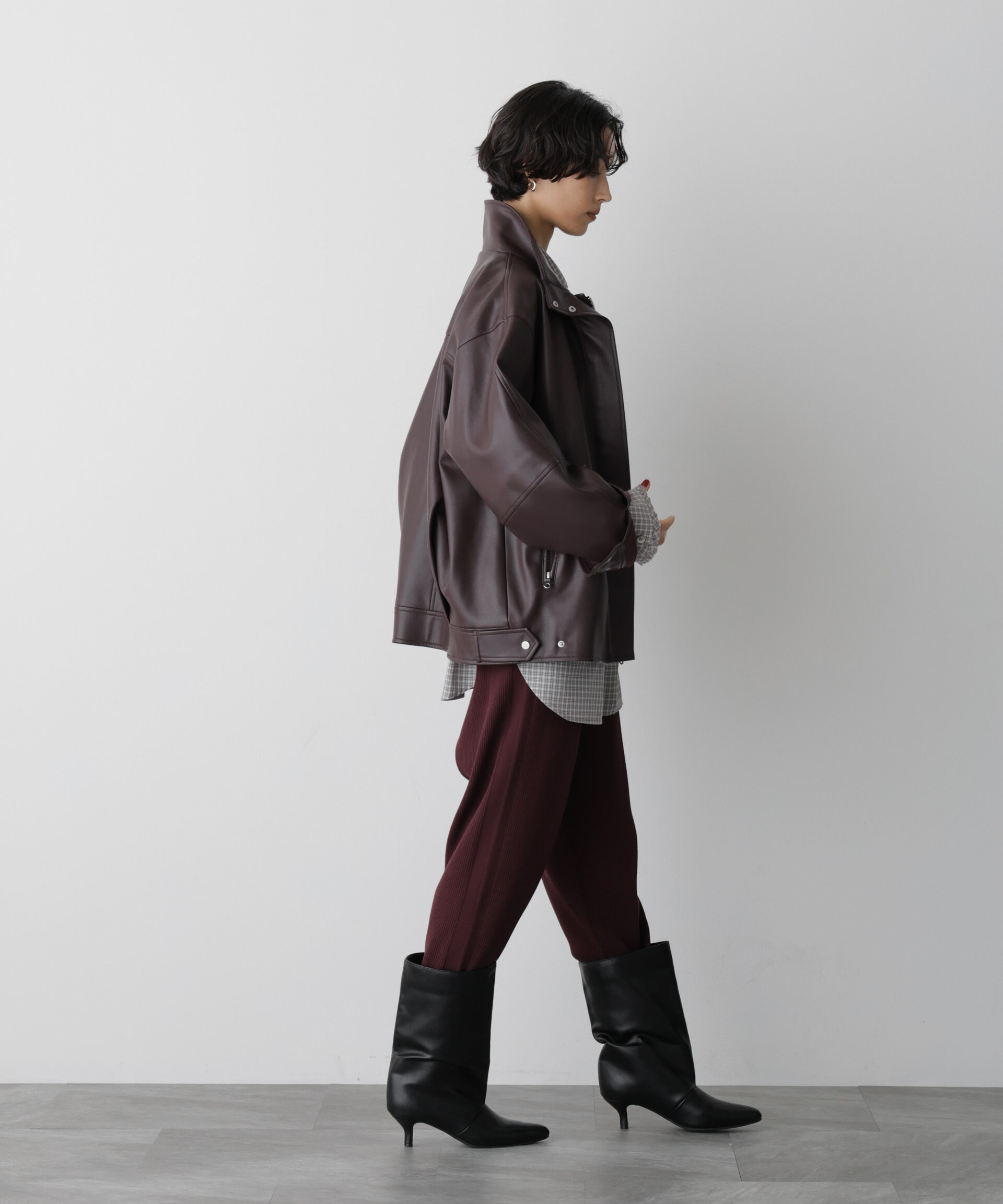  「「STEVELOUR」裾リブニットパンツ」|その他|