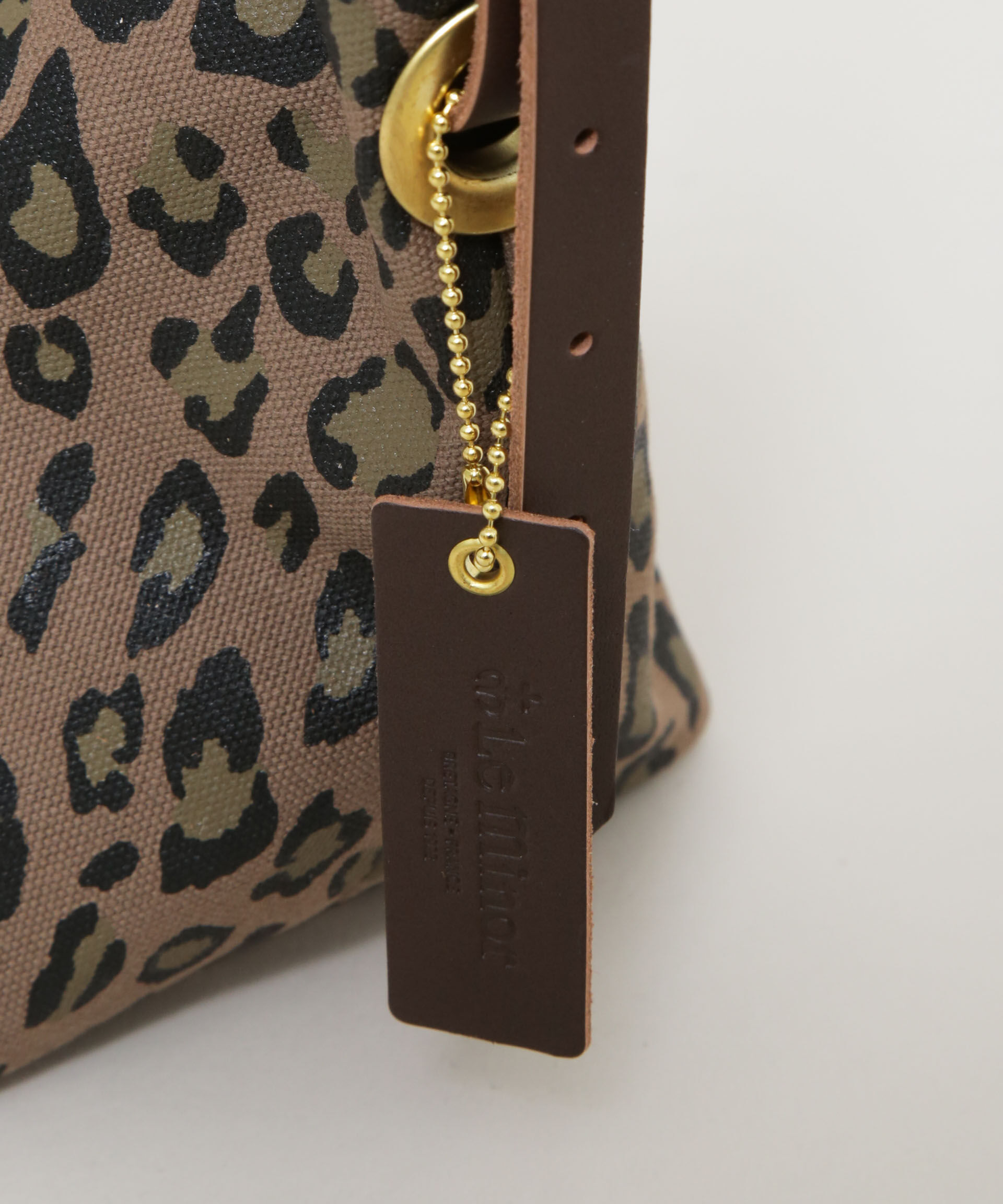 nano･universe「Le minor/別注 DEMI MARCHE LEOPARD」|ショルダー・メッセンジャー|