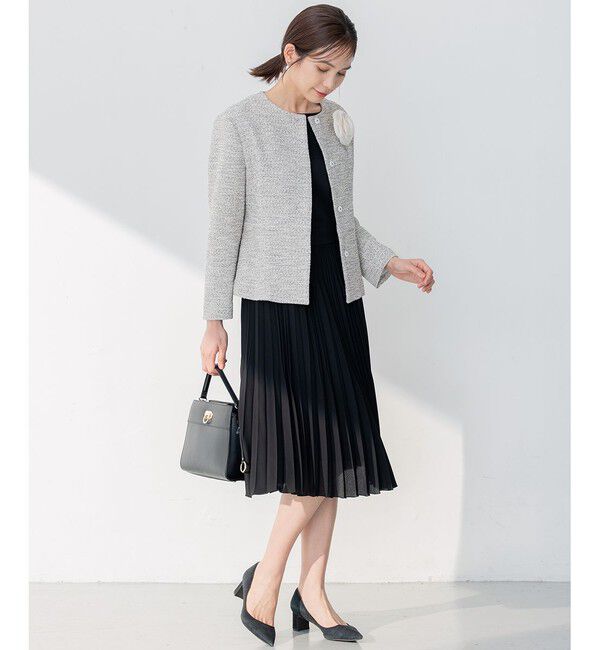 組曲「【VERY3月号掲載・KUMIKYOKU NAVY・WEB限定】ジャージーコンビプリーツ ワンピース」|ワンピース|