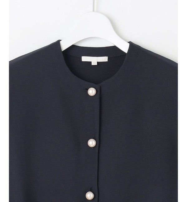 自由区「【洗える】パールディティールニット ジレ」|ベスト・ジレ|