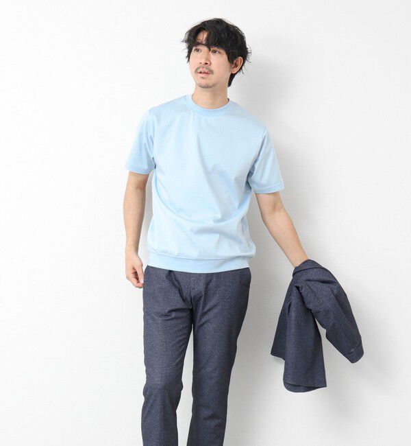 NOLLEY'S goodman「《ビジカジ対応》シルケットスムースドレスTシャツ 25SS」|Tシャツ・カットソー|