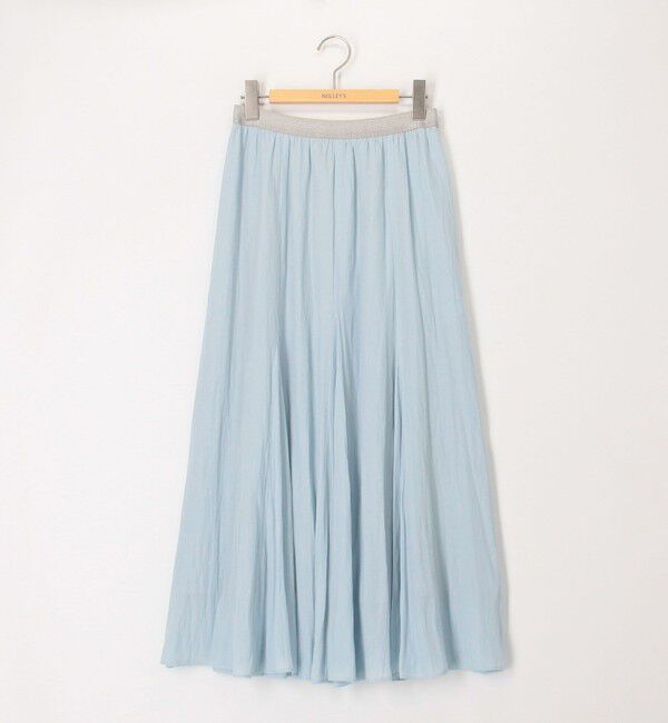 NOLLEY'S「ウォッシャブル割繊フレアスカート」|フレア|