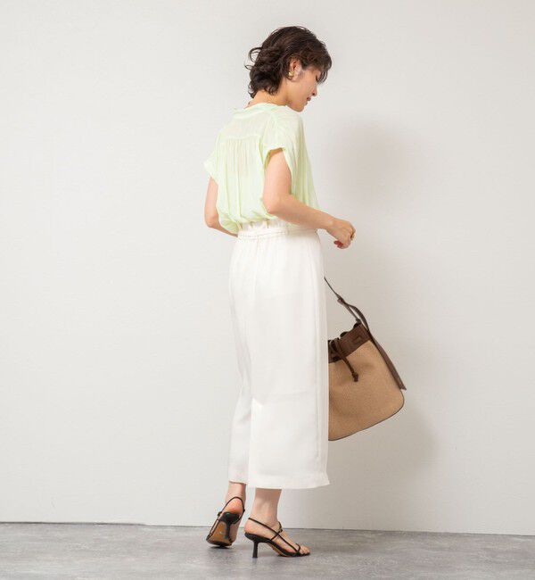 NOLLEY'S「ウォッシャブル片タック タイトミディスカート」|タイト|