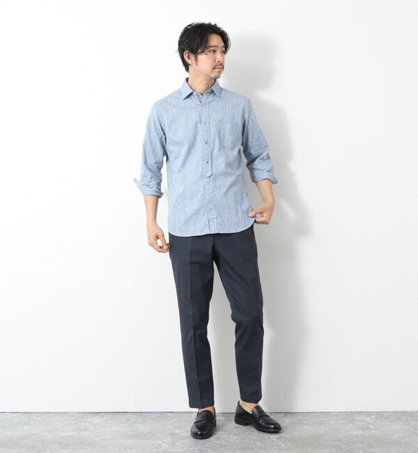 NOLLEY'S goodman「《ビジカジ対応》綿麻COOLMAX イージーPT 25SS」|チノ|