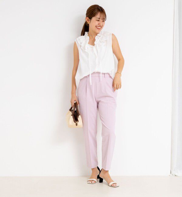 NOLLEY'S sophi「ウォッシャブルドライ2WAYストレッチテーパードパンツ」|その他|