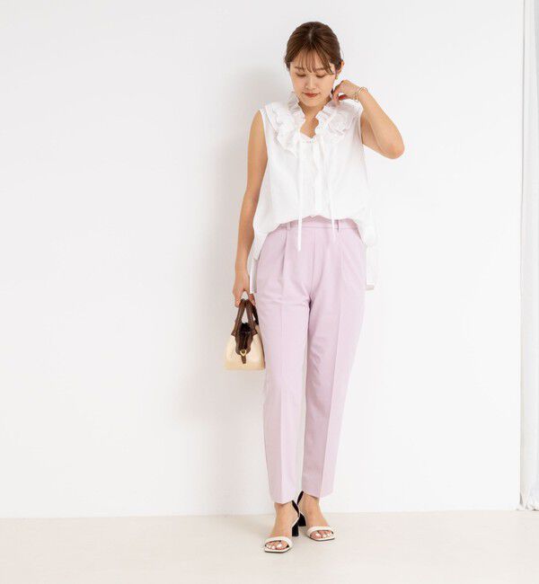 NOLLEY'S sophi「ウォッシャブルドライ2WAYストレッチテーパードパンツ」|その他|