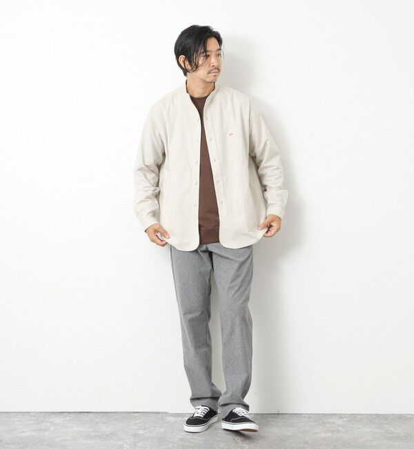 NOLLEY'S goodman「【DANTON/ダントン】DT-B0280 SOX BAND COLLAR SHIRT 25AW」|シャツ・ブラウス|