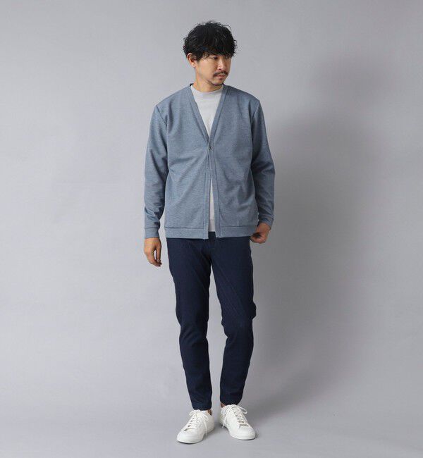 NOLLEY'S goodman「【ACTIVE SECT】《限定展開》ストレッチミラノリブワンボタンカーディガン 25AW」|カーディガン|