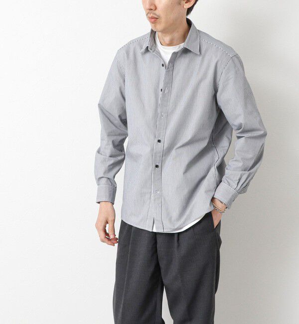 NOLLEY'S goodman「ピーチブロード レギュラーカラーシャツ 25AW」|シャツ・ブラウス|