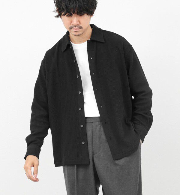 NOLLEY'S goodman「ウォッシャブル ニットシャツ 25AW」|シャツ・ブラウス|