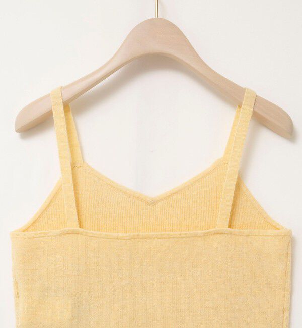 NOLLEY'S sophi「《手洗い可能》モヘヤ混片畦ビスチェ」|ニット・セーター|