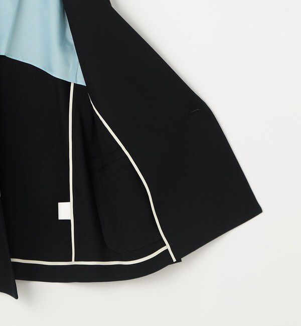 NOLLEY'S「ウォッシャブルハイスペック麻調ダブルジャケット」|テーラードジャケット|