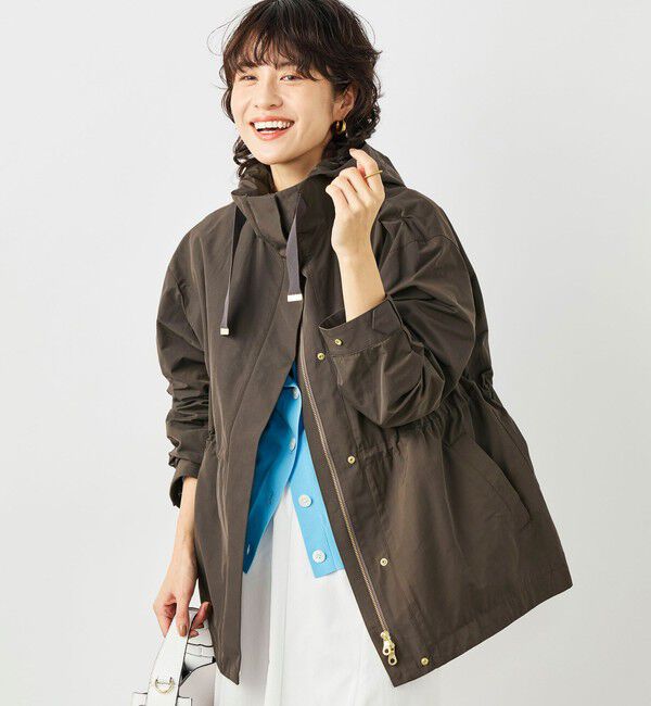 NOLLEY'S「【WEB限定カラー】ウォッシャブル2WAY撥水フーテッドブルゾン」|ブルゾン・スタジャン|