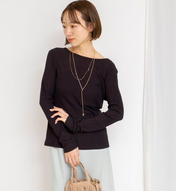 NOLLEY'S「ウォッシャブルナチュラルテレコ2WAYカーデ」|カーディガン|