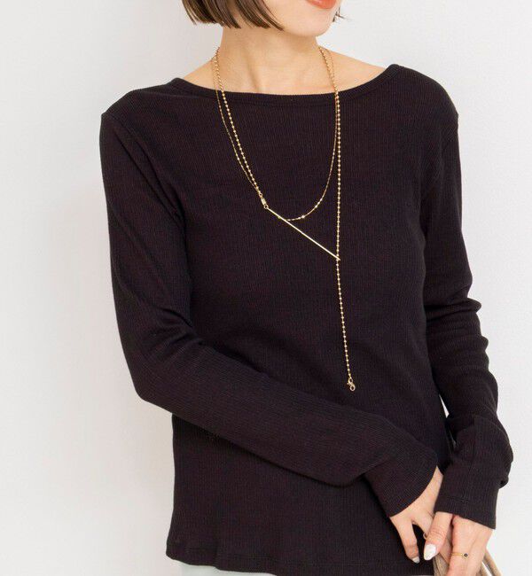 NOLLEY'S「ウォッシャブルナチュラルテレコ2WAYカーデ」|カーディガン|