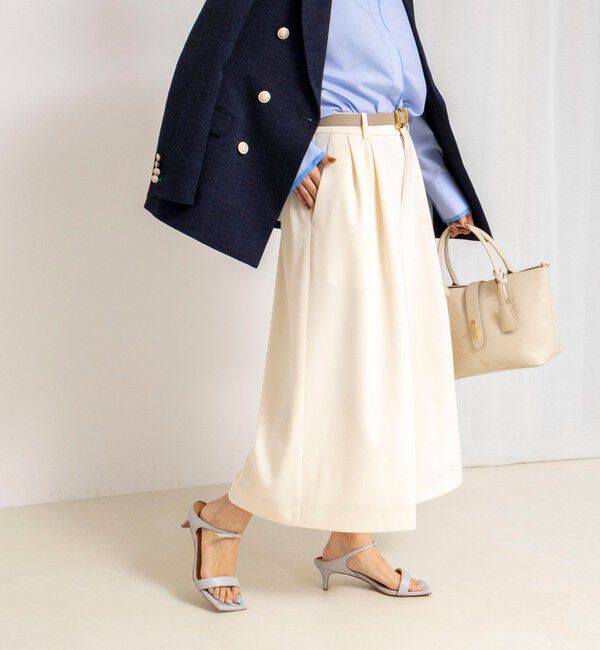 NOLLEY'S「ウォッシャブルクロップドワイドツイルパンツ」|その他|