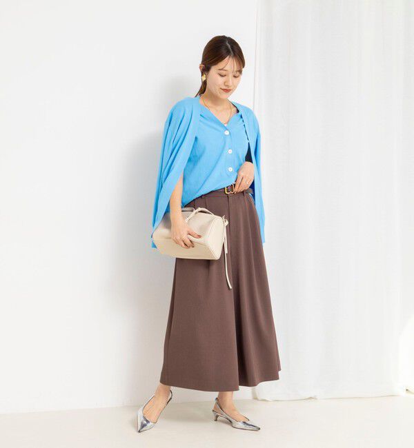 NOLLEY'S「ウォッシャブルクロップドワイドツイルパンツ」|その他|