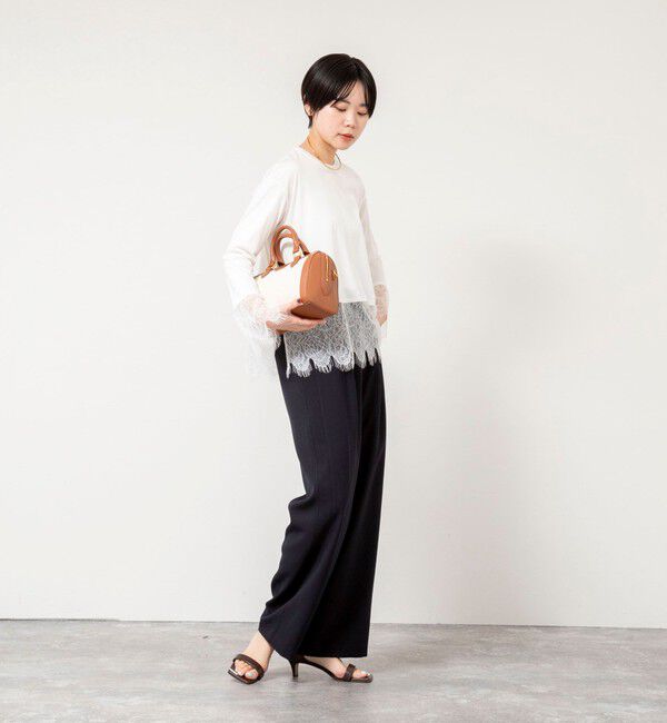 NOLLEY'S sophi「《セットアップ対応》ウォッシャブルストレッチツイルイージーワイドパンツ」|その他|