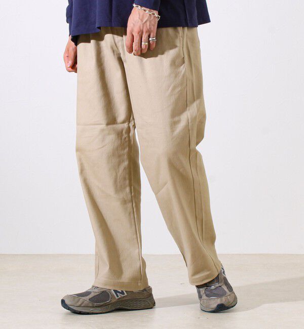 GLOSTER「【人気シリーズ/UNISEX/4サイズ/5色展開】GOODNESS イージーパンツ」|チノ|ベージュ