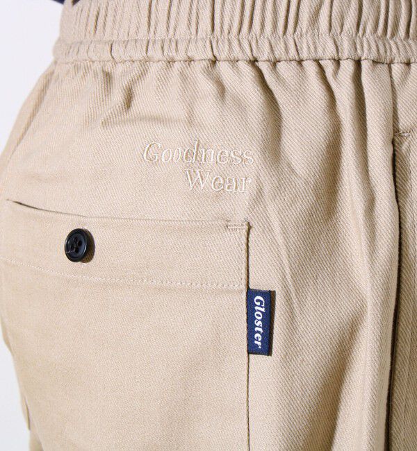 GLOSTER「【人気シリーズ/UNISEX/4サイズ/5色展開】GOODNESS イージーパンツ」|チノ|