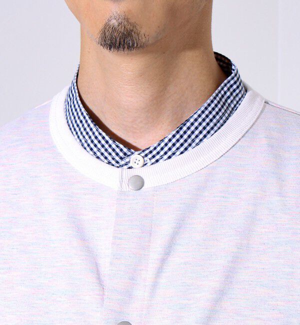 GLOSTER「【春の人気作が復刻】【裏グラデーションシリーズ】天竺クルーカーディガン」|カーディガン|