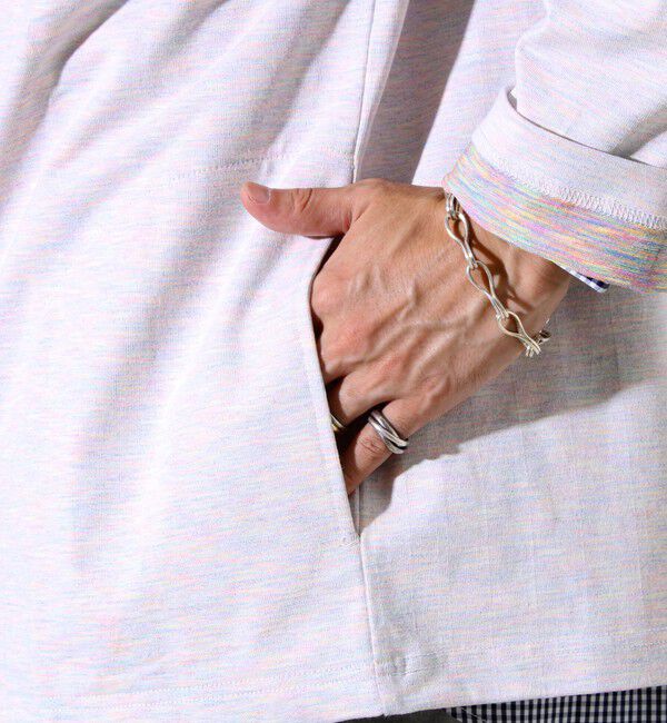 GLOSTER「【春の人気作が復刻】【裏グラデーションシリーズ】天竺クルーカーディガン」|カーディガン|