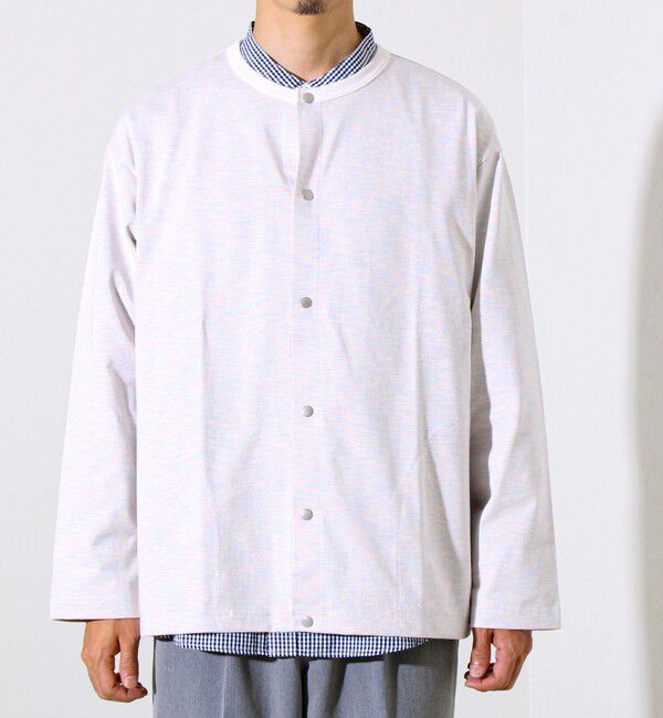 GLOSTER「【春の人気作が復刻】【裏グラデーションシリーズ】天竺クルーカーディガン」|カーディガン|