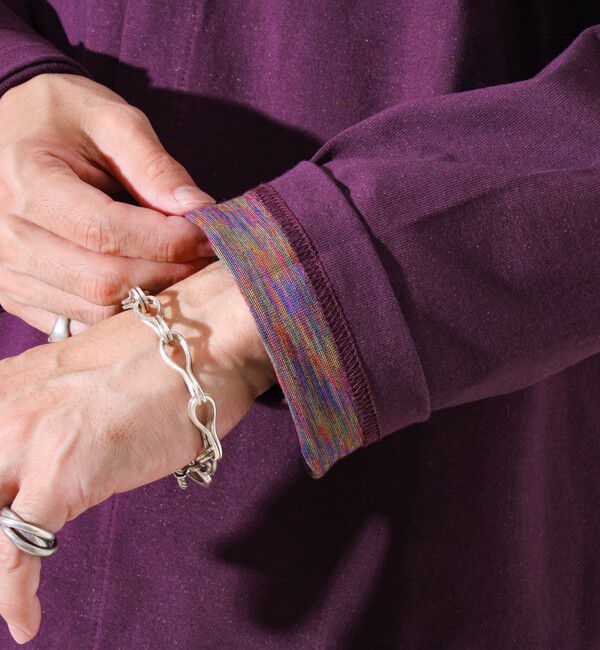 GLOSTER「【春の人気作が復刻】【裏グラデーションシリーズ】天竺クルーカーディガン」|カーディガン|