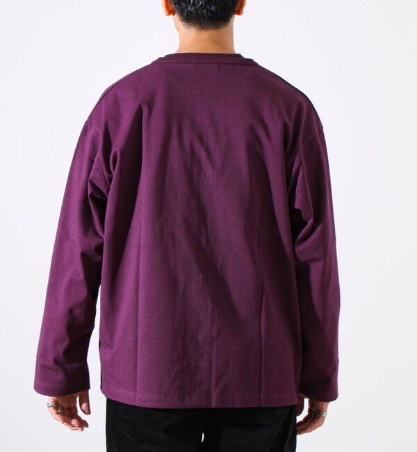 GLOSTER「【春の人気作が復刻】【裏グラデーションシリーズ】天竺クルーカーディガン」|カーディガン|