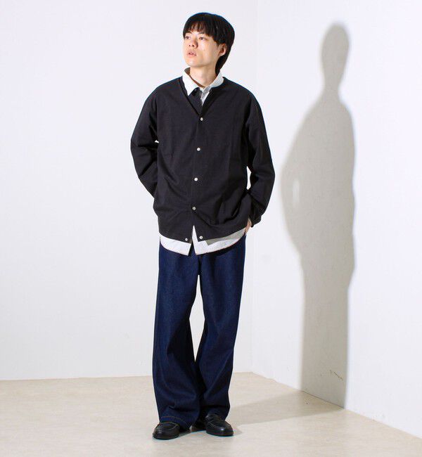 GLOSTER「【春の人気作が復刻】【裏グラデーションシリーズ】天竺クルーカーディガン」|カーディガン|