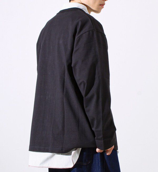 GLOSTER「【春の人気作が復刻】【裏グラデーションシリーズ】天竺クルーカーディガン」|カーディガン|