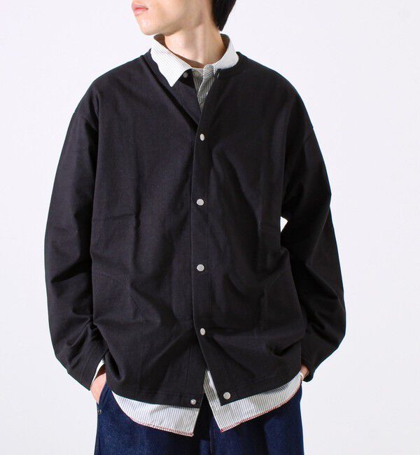 GLOSTER「【春の人気作が復刻】【裏グラデーションシリーズ】天竺クルーカーディガン」|カーディガン|