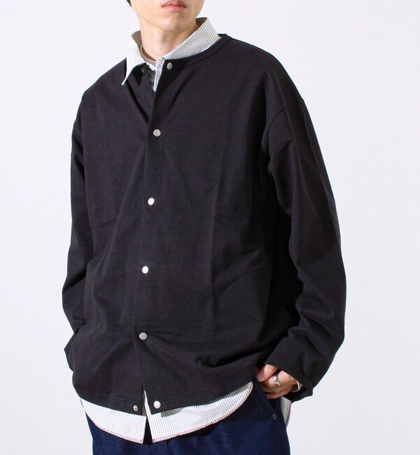 GLOSTER「【春の人気作が復刻】【裏グラデーションシリーズ】天竺クルーカーディガン」|カーディガン|