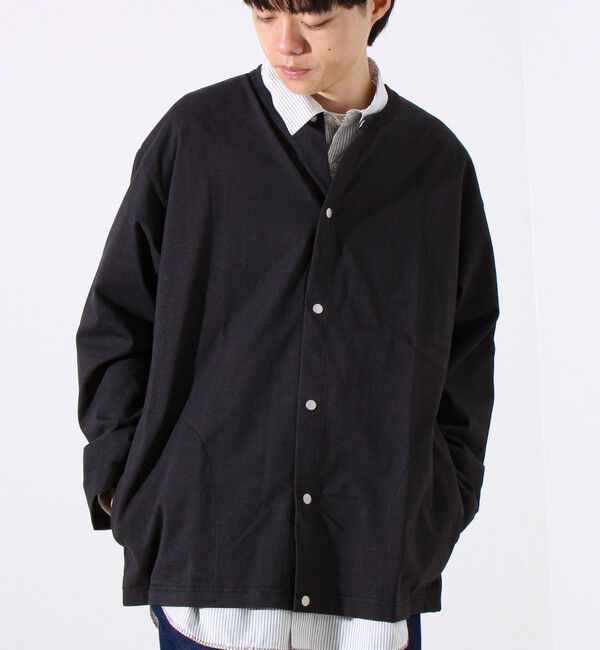 GLOSTER「【春の人気作が復刻】【裏グラデーションシリーズ】天竺クルーカーディガン」|カーディガン|