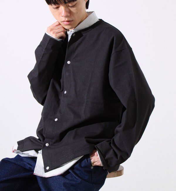 GLOSTER「【春の人気作が復刻】【裏グラデーションシリーズ】天竺クルーカーディガン」|カーディガン|