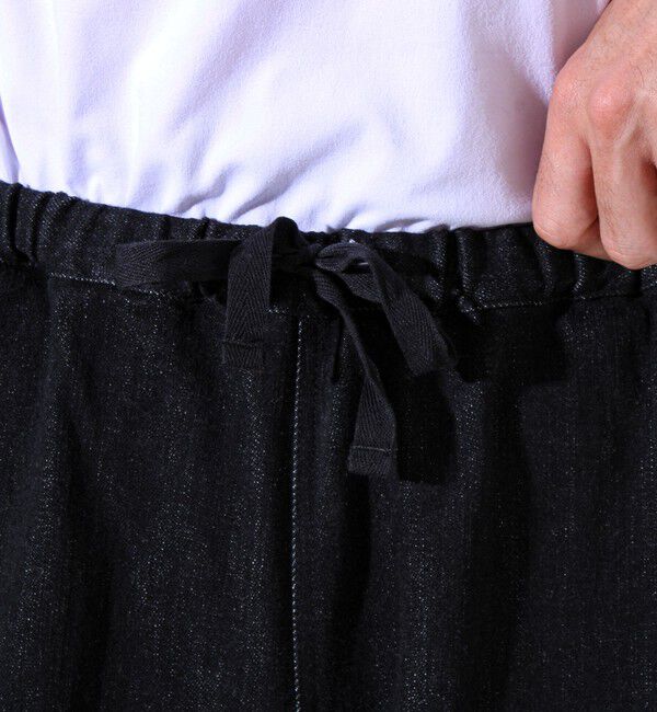 GLOSTER「【シーズンレス/ストレスフリーな穿き心地】ワイドストレッチデニムパンツ」|デニム|