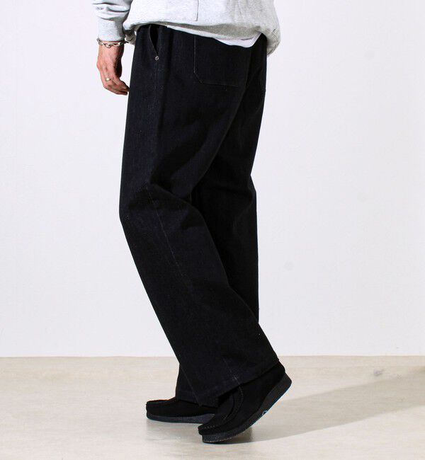 GLOSTER「【シーズンレス/ストレスフリーな穿き心地】ワイドストレッチデニムパンツ」|デニム|
