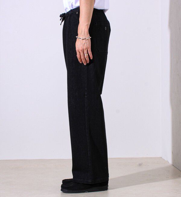 GLOSTER「【シーズンレス/ストレスフリーな穿き心地】ワイドストレッチデニムパンツ」|デニム|