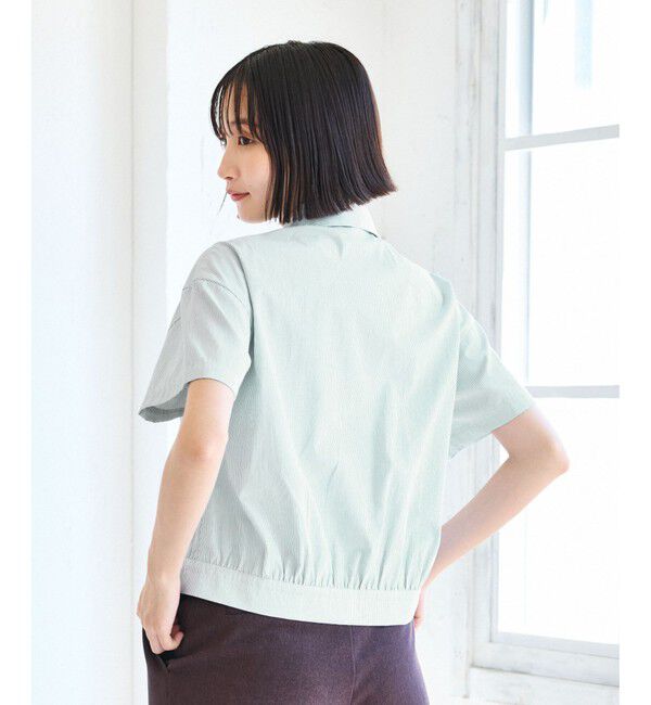 VIS「刺繍ロゴハーフスリーブシャツ」|シャツ・ブラウス|