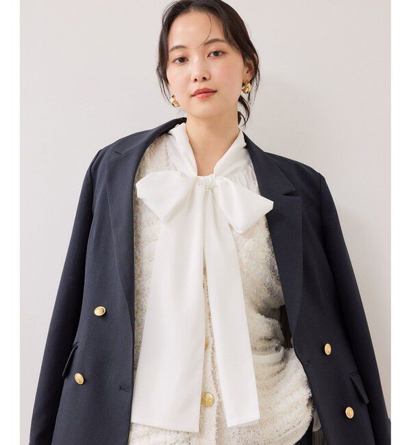 VIS「ツイードニットベスト/イージーケア」|ベスト・ジレ|