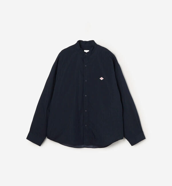 DANTON「DANTON | ポプリン 長袖シャツジャケット WOMEN」|ダウン|NAVY