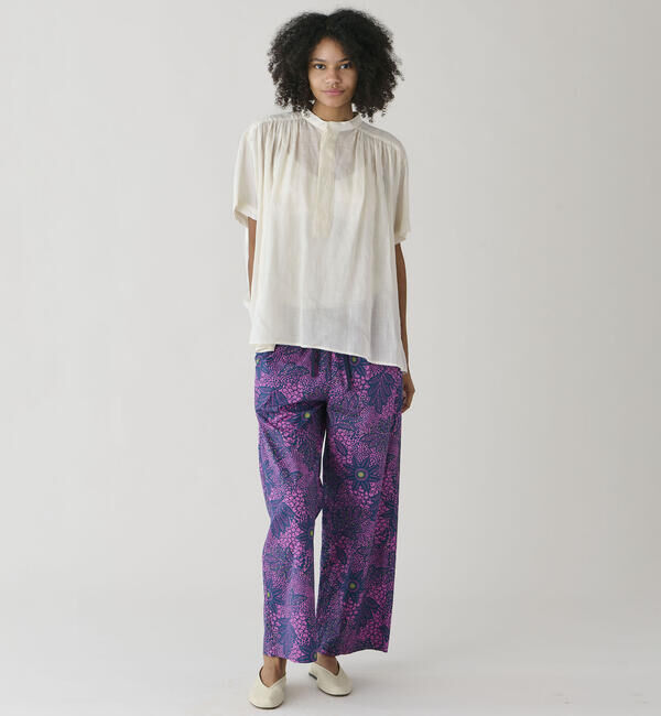 LE GLAZIK「LE GLAZIK | バティック イージーパンツ WOMEN」|チノ|