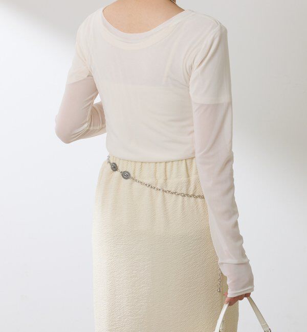  「Q.anos レイヤードTシャツ」|Tシャツ・カットソー|