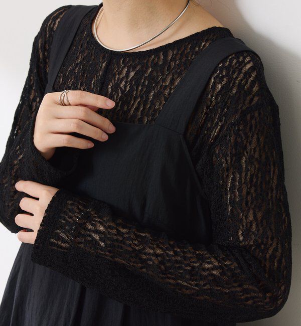  「レースオーバーチュニック」|Tシャツ・カットソー|