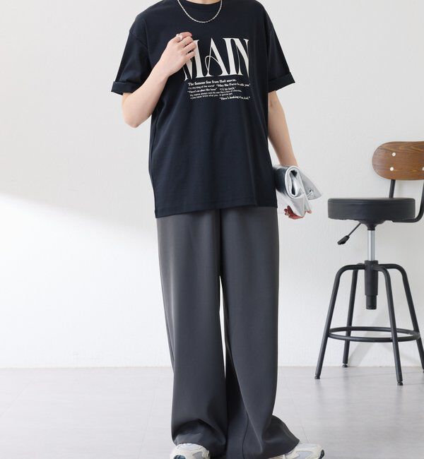  「オーバーロゴTシャツ」|Tシャツ・カットソー|